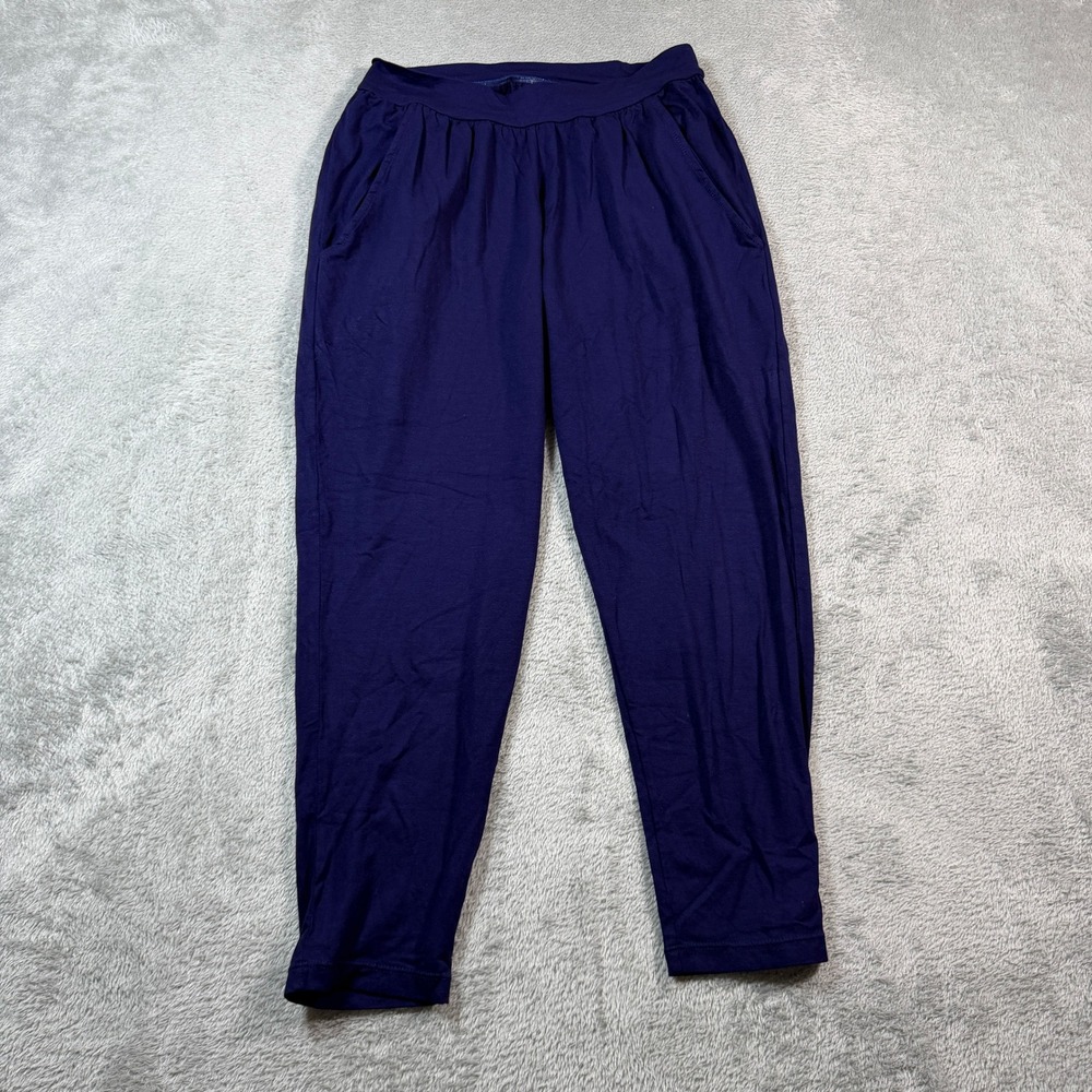 Ava Sky‎ Fighting Eel Joggers Women XXS Purple Pleated Harem High Waist Hawaii